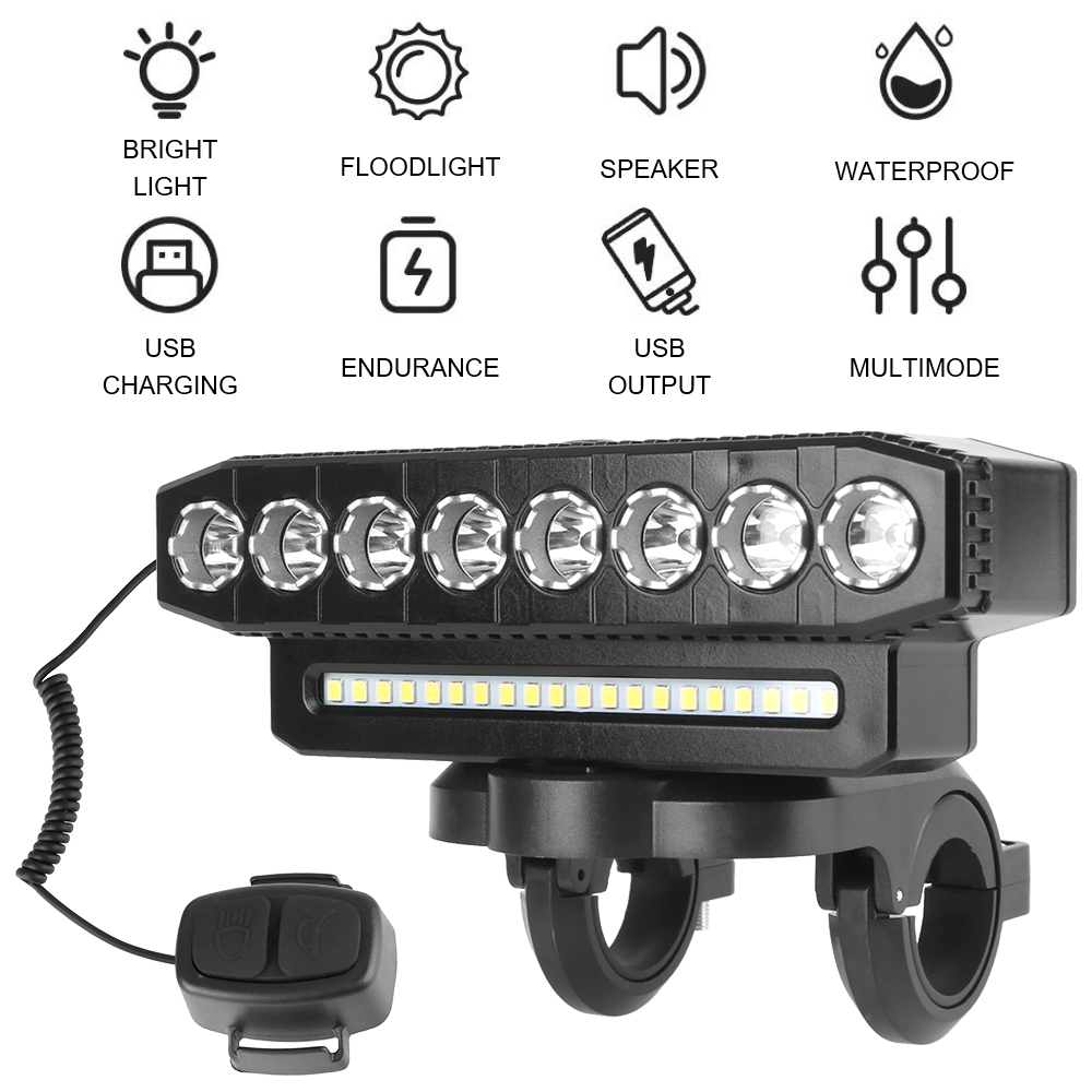 Universal Motorcycle Led Headlight Projector - Водонепроницаемые прожекторы для мотоциклов, портативные перезаряжаемые