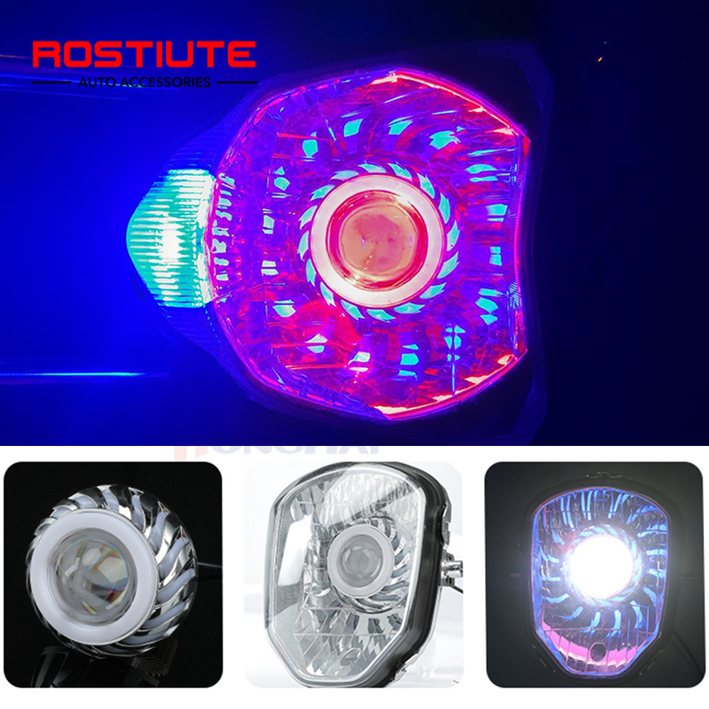 Дальний/ближний свет, двойные  – обзор и цена Universal Motorcycle Led Headlight Projector