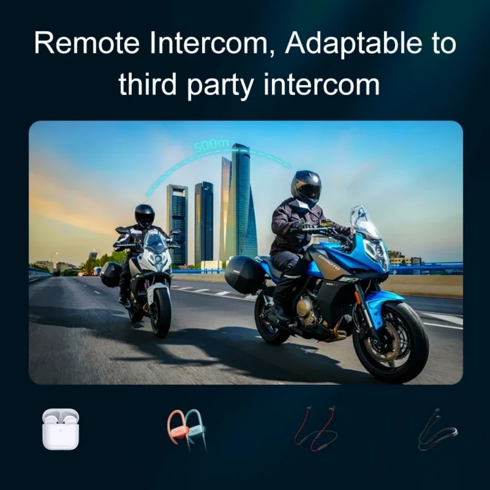 1 или 2 шт. беспроводная Bluet – обзор и цена Universal Motorcycle Helmet Intercom Headset