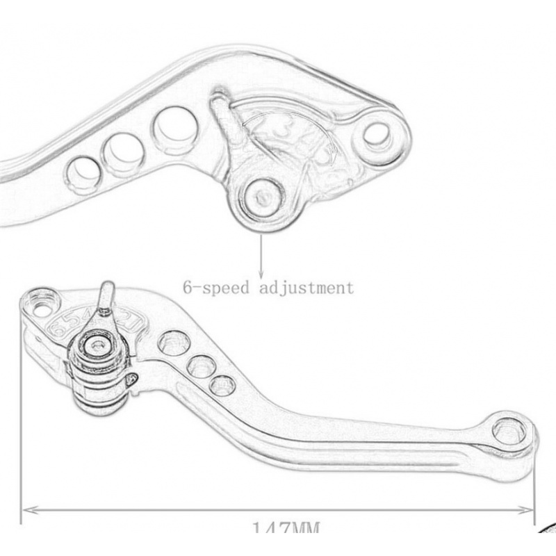 Регулируемый алюминиевый рычаг – обзор и цена Cnc Aluminum Adjustable Brake Clutch Levers