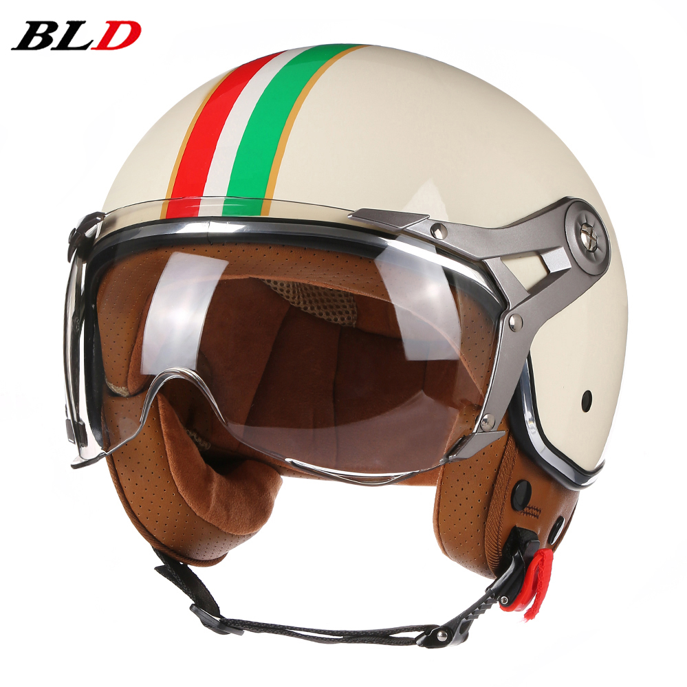 Винтажный мотоциклетный шлем T – обзор и цена Vintage Open Face Retro Helmet