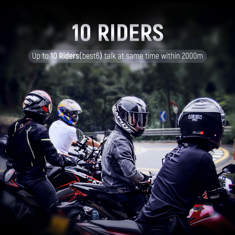 Lexin B4FM-X  Bluetooth мотоци – обзор и цена Universal Motorcycle Helmet Intercom Headset