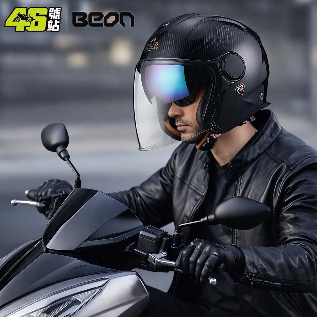 Мотошлем BEON BR23 из карбонов – обзор и цена Carbon Fiber Lightweight Motorcycle Helmet