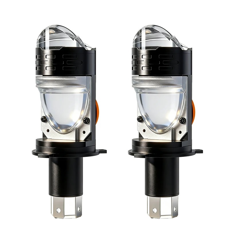 Светодиодные лампы H4 для фар  – обзор и цена Universal Motorcycle Led Headlight Projector