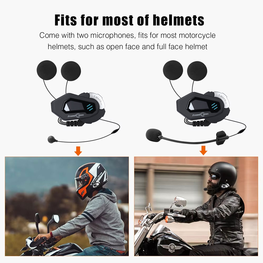 Мотоциклетная Bluetooth-гарнит – обзор и цена Universal Motorcycle Helmet Intercom Headset