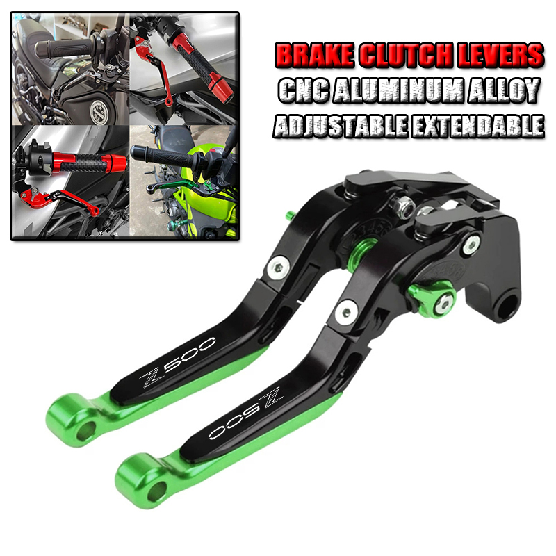Для KAWASAKI Z500 Z 500 2025-2 – обзор и цена Cnc Aluminum Adjustable Brake Clutch Levers